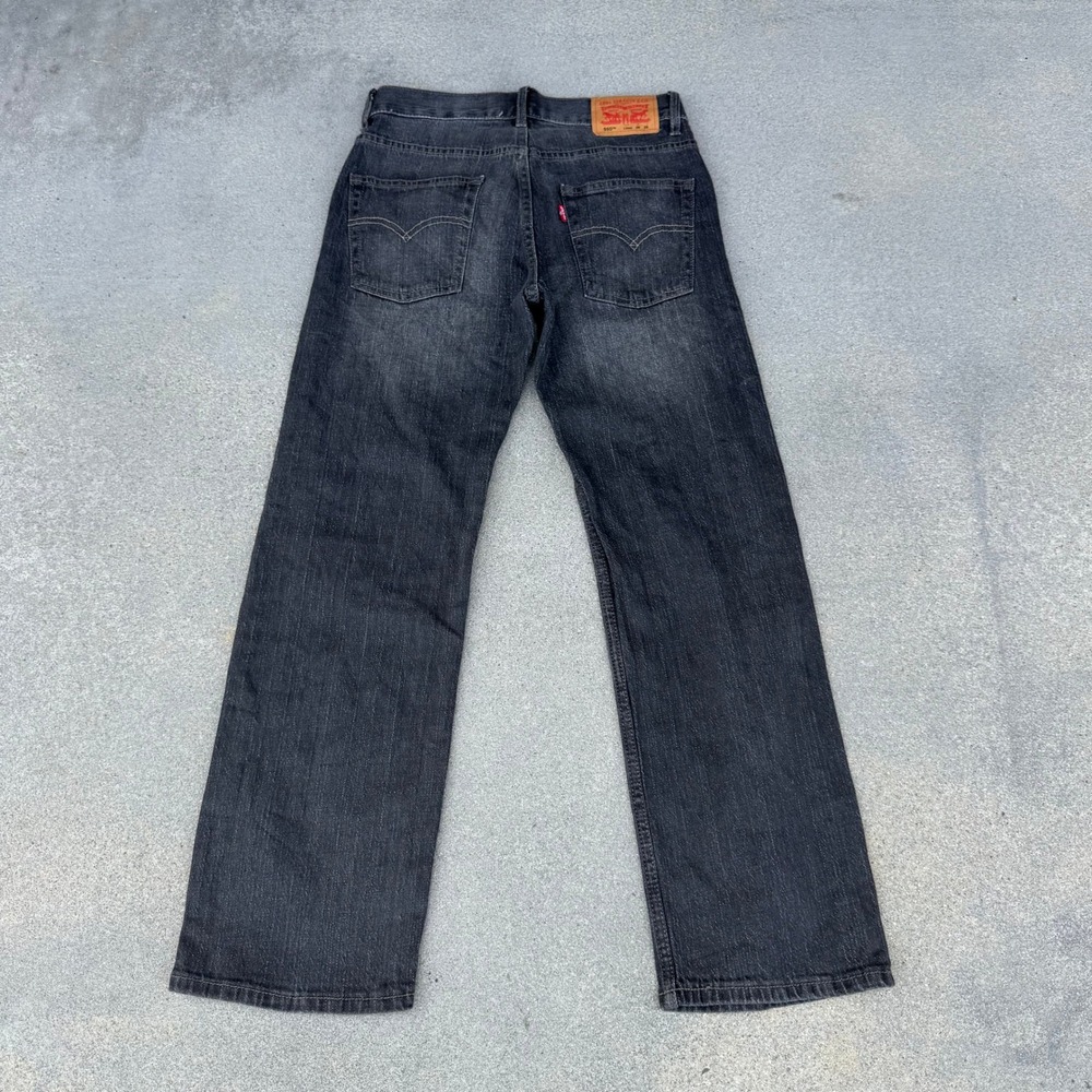 Levi's 550 Relaxed Fit Jeans Kids 12 Reg W26 x L26 Black Denim